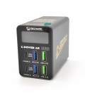 Зарядна станція з цифровою індикацією MECHANIC C-Power 6S, 2*USB-A, 2*QC3.0-5В3А,9В2A,12В1.5А, 2*PD3.1-5В3А,9В2.22A,12В1.67А, 22