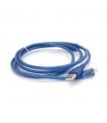 Кабель USB 2.0 (AM / Місго 5 pin) 1,5м, прозорий синій, Пакет