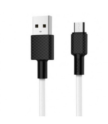 Кабель Hoco X29 Superior style, Micro-USB, 2A, White, довжина 1м, BOX