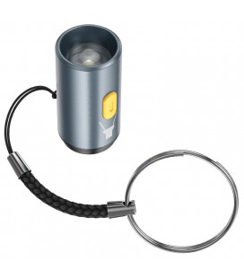 Фонарик-брелок HOCO UA38 от Type-C, Gray, Box
