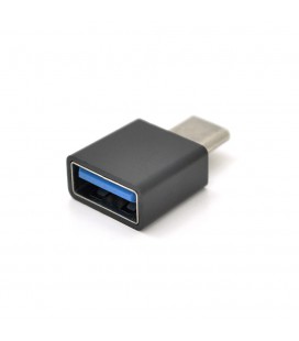 Перехідник USB3.0(AF) OTG  Type-C(M), Black/White, OEM