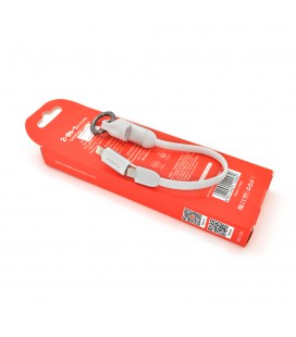 Кабель iKAKU KSC-324 JIANCHONG fast charging data cable (TYPE-C to Lightning), White, длина 0.2м, 3,2А, BOX