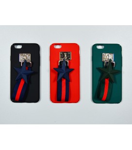 Накладка Star с ремешком iPhone 6 Plus/6s Plus red