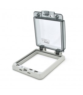 Бокс под автоматы на 5 модуля врезной с крышкой IP66 + кронштейн