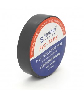 Изолента SHUNHUI 0,13мм*18мм*20м (черная), temp: -10°С/+ 80°С, 10 шт. в уп. цена за упак.