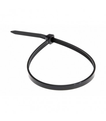 Стяжки нейлон RITAR 3,0x150mm чорні (100 шт) висока якість, ультрафіолетостійкі, діапазон робочих температур: від -45С до +80С