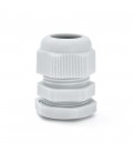 Кабельний спіральний водонепроникний роз'єм PG16, white