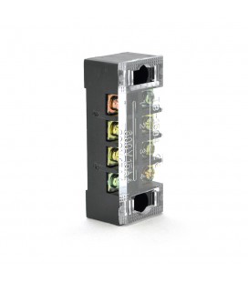 Клемна колодка 4-розрядна TB-1504 15A/600V, переріз дроту 0,5-1,5мм2, 100 шт в упаковці, ціна за штуку