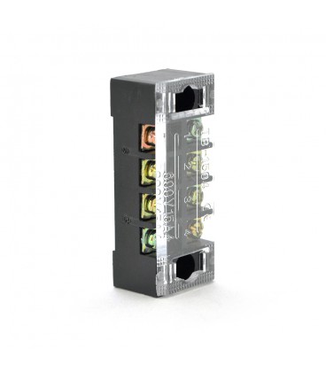 Клемна колодка 4-розрядна TB-1504 15A/600V, переріз дроту 0,5-1,5мм2, 100 шт в упаковці, ціна за штуку