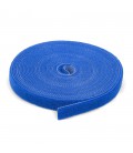 Стяжки на липучці ширина 15мм, рулон 45м, сині, ціна за рулон