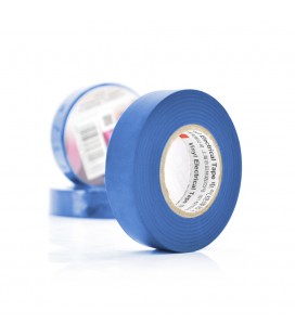 Ізолента 3M 0,13мм * 18мм * 10м (синя), діапазон робочих температур: від - 10 ° С до + 80 ° С, висока якість !!!, 10 штук в упак