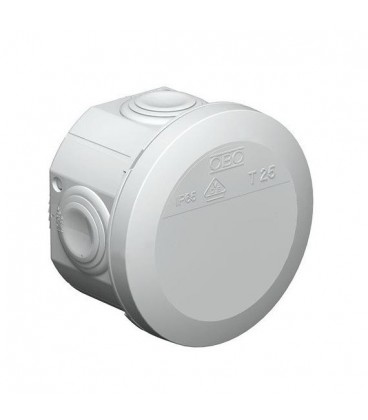 Коробка розподільна зовнішня Т25 80х51 IP65 OBO Bettermann колір білий