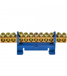 Шина нулевая 12 отверстий под DIN-рейку Q25