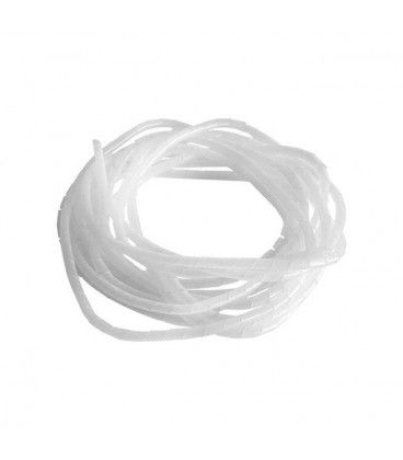 Спіральний кабельний організатор, діаметр 20mm, довжина 3m, White