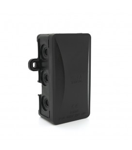 Коробка розподільна модульна зовнішня Р95 95х50х40мм IP54 пластик (РР) чорна Q60