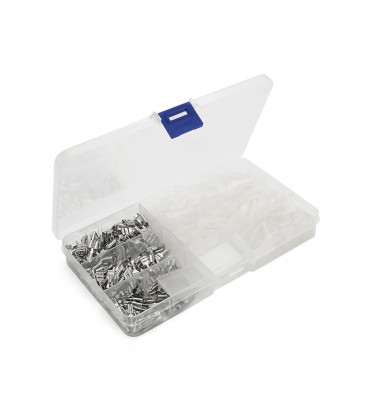 Набір клем F1 мама, 6,3/4,8/2,8 мм, провід 0.5-1.5, ізольована, мідь, 300шт у коробці, ціна за коробку