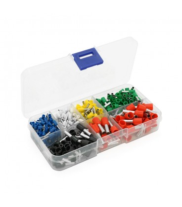 Набор клемм/наконечников 380шт (E0508-85, E7508-90, E1008-40, E2508-75, E4009-45, E6012-45) в боксе