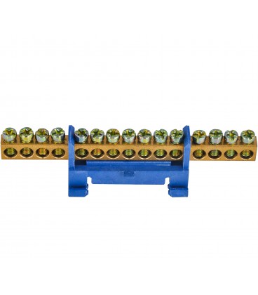 Шина нульова 15 отворів під DIN-рейку Q25