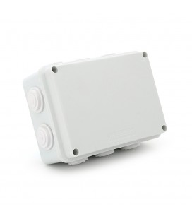 Коробка розподільна зовнішня YOSO 150x110x70 IP65 колір білий, 10 отворів, соски в комплекті, BOX, Q100