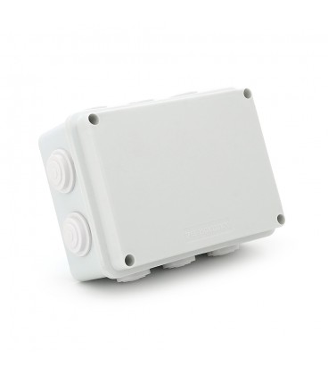 Коробка распределительная наружная YOSO 150x110x70 IP65 цвет белый, 10 отверстий, соски в комплекте, BOX, Q100