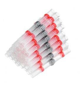 Термоусаджувальна гільза з припоєм SST-S21  Red 0.5-1.50mm², 100 штук в упаковці, ціна за штуку