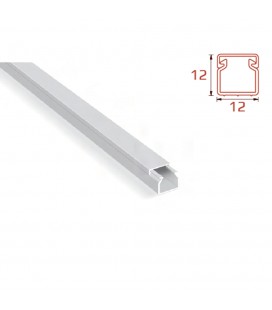 Кабельний канал с двойным замком Merlion 12х12х2000мм (10шт упаковка) цена за упаковку