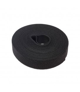 Стяжки на липучці ширина 10мм, рулон 45м, чорні, ціна за рулон