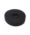 Стяжки на липучці ширина 10мм, рулон 45м, чорні, ціна за рулон