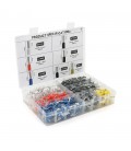 Набір клем/наконечників 2000/24шт (E0508w-550 E2508b-250,E1008r-350,E1508bl-300,E4009gr-60,E7508gr-450,E6012y-40) у боксі