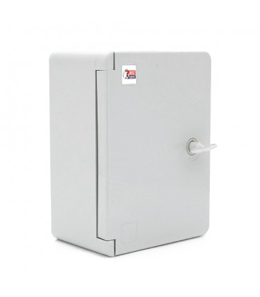 Бокс міцний з ABS пластику з монтажною панеллю 280х210х130, IP65