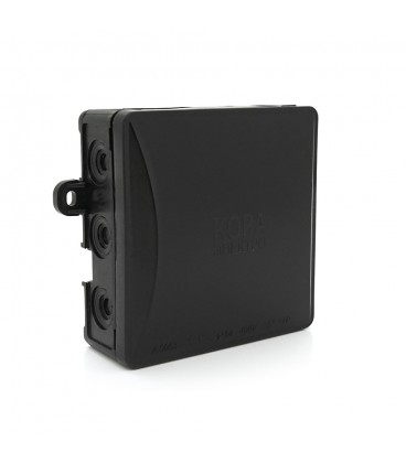 Коробка розподільна модульна зовнішня Р95 95х95х40мм IP54 пластик (РР) чорна Q60