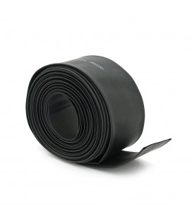 Термозбіжна трубка 40,0 мм, робоча температура: від -50°C до + 125°C, чорна, 25м, рулон