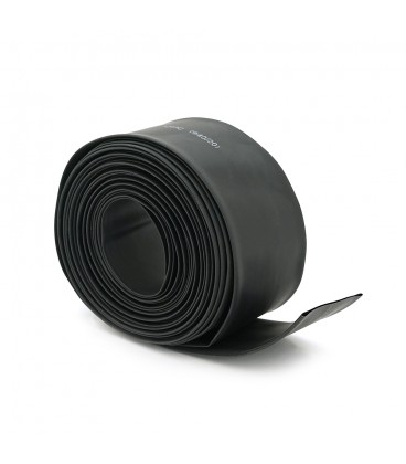 Термозбіжна трубка 40,0 мм, робоча температура: від -50°C до + 125°C, чорна, 25м, рулон