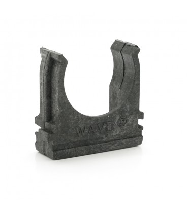 Крепление для гофры/трубы черная 25мм (пач. 50шт. цена за пачку)