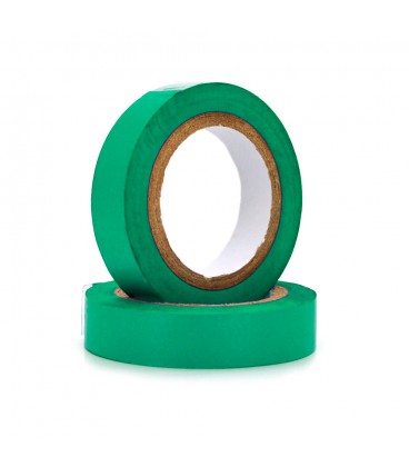 Ізолента Ninja 0,15 мм * 15 мм * 10 м (зелена), діапазон робочих температур: від - 10 ° С до + 80 ° С, висока якість! 10 шт. в у