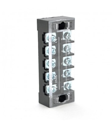 Клемна колодка 5-розрядна TB-2505 25A / 600V, перетин дроту 0,5-2,5мм2, 50 шт в упаковці, ціна за штуку