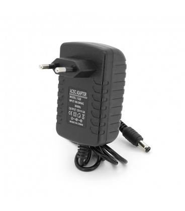 Імпульсний адаптер живлення 12В 2А (24Вт) SPF-1202B штекер 5.5/2.5 довжина 0,9м, LED-індикація