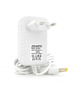 Импульсный адаптер питания 6В 0.5А (3Вт) штекер 5.5/2.5 длина 1м, Q50, White