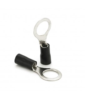 Клемма тип 'О' RV3.5-10, 0.7 мм, провод 2.5-4.0, изолированная, максимальный ток 37А, под обжимку, латунь, 100шт в упаковке, цен