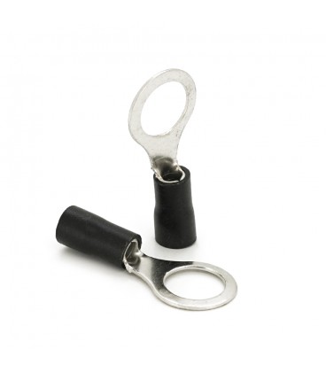 Клема тип "О" RV3.5-10, 0.7 мм, дріт 2.5-4.0, ізольована, максимальний струм 37А, під обтискача, латунь, 100шт в упаковці, ціна 