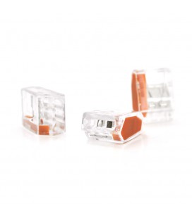 Самозатискна 3-провідна клема WAGO К773-253 для розподільчих коробок, 3-pin, прозора