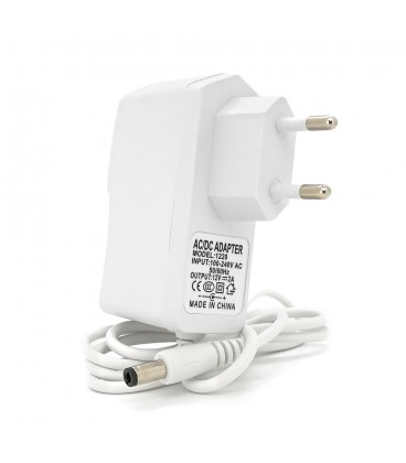 Імпульсний блок живлення 12В 2А (24Вт) штекер 5.5 / 2.5 довжина 1,2 м, Q50, White