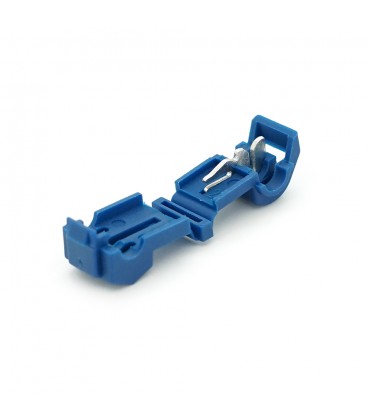 Клеми T-образні обжимні швидкого монтажу, T2+MDFN2-250, 105°C, 15A/600V, Blue