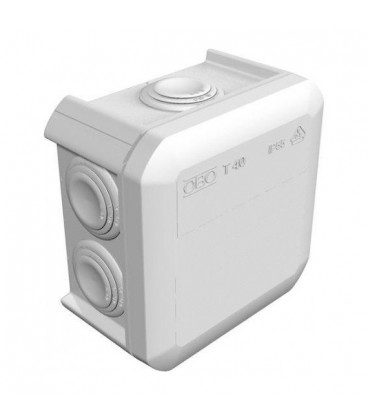 Коробка розподільна зовнішня Т40 90х90х52 IP55 OBO Bettermann колір білий