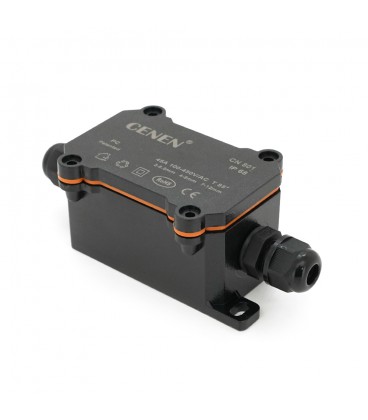 Водонепроникна коробка CN801-2 PG7 (3-6.5mm), 1-4 контакти, 70 х 40 х 40 мм, IP68