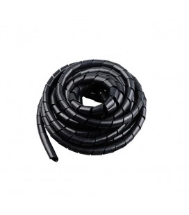 Спіральний кабельний організатор, діаметр 14mm, довжина 6m, Black