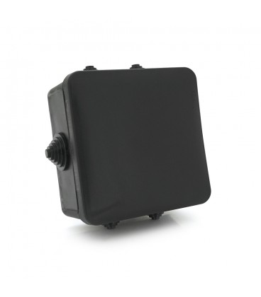 Коробка розподільна зовнішня PIPO Р30 110х110х60мм IP55 пластик (РР) 6 гермівводу чорна Q50