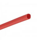 Термоусаджувальна трубка 5,0 мм, робоча температура: від -50 ° C до + 125 ° C, червона, 100м, рулон