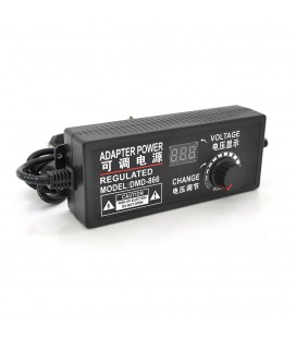 Адаптер живлення з регулюванням 9-24V 5A, штекер 5,5 * 2,5, LED - індикація