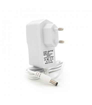 Імпульсний блок живлення 12В 0,5А (6Вт) штекер 5.5 / 2.5 довжина 1,2 м, Q50, White